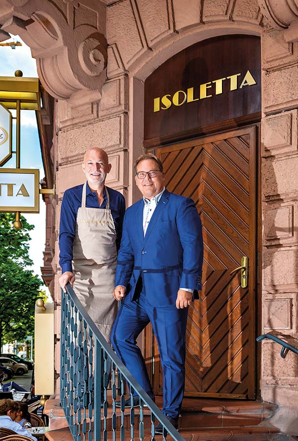 Das Isoletta-Stammhaus im Frankfurter Westend mit Michael Schramm und Ciro Cavallo
